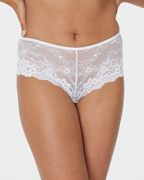 Pleasure State My Fit Lace Tanga in White